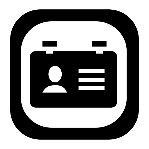 Real Name Authentication svg vector icon