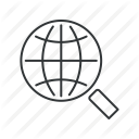 earth, geo, global, globe, grid, search, web icon