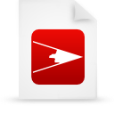 file,document,paper,red icon