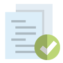 curriculum,checkmark icon