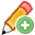 add, pencil icon