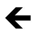 arrow,left,previous,back,backward,prev icon