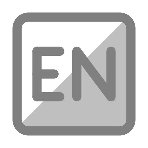 English svg vector icon