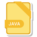document, extension, format, java, paper svg vector icon