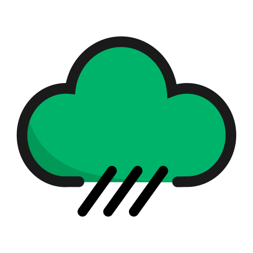 Rain svg vector icon