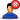 blue, delete, male, user icon