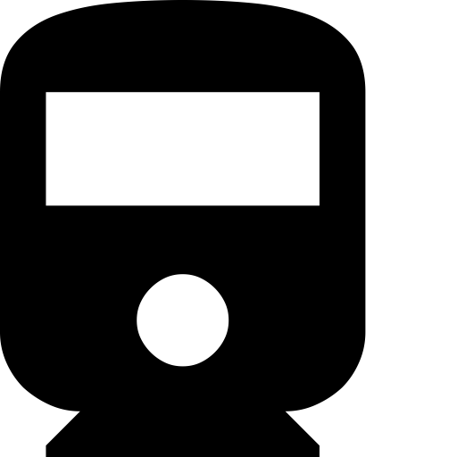 Train svg vector icon