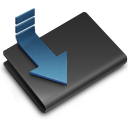 downloads,black,alternate icon