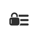 lock, podlock, security settings, settings svg vector icon
