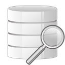 database, search, zoom icon