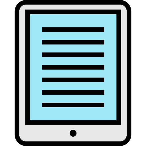 E Book svg vector icon