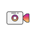 instagram, post, record, video svg vector icon