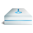 bleu, hdd icon
