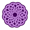purpleknot,knot,knotting icon