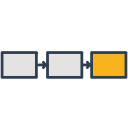 algorithm, analytics, business, process, sequence, workflow svg vector icon