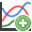 add, curvechart icon