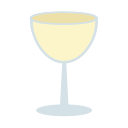 dinner, drink, lunch, restaurant, white, wine svg vector icon