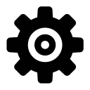 cog, gear svg vector icon