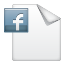 document, facebook, post icon