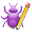 bug, edit icon