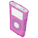 ipod,pink icon