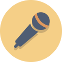 audio, mic, microphone svg vector icon
