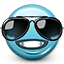 cool, emot, smiley, smiley face, summer, sunglasses icon