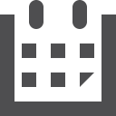 calendar, stroke svg vector icon