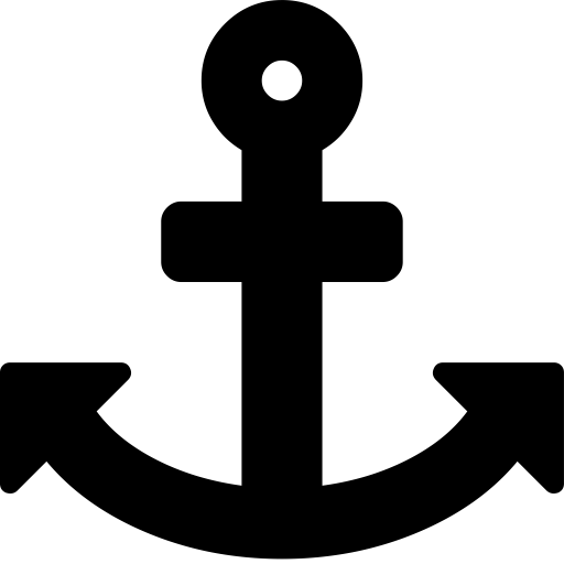 Anchor svg vector icon