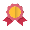 award, badge, prize, winner svg vector icon