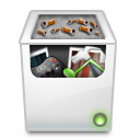 recycle,bin,full icon
