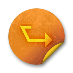 orange,grunge,sticker,badge icon