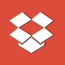data, dropbox, file, logo, red, sharing, storage svg vector icon