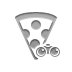 pizza,binoculars icon