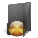 burn, folder icon