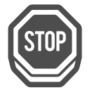 alert, caution, road, sign, stop, traffic svg vector icon