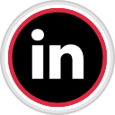 linkedin, media, online, social svg vector icon
