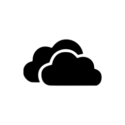 skydrive,black icon
