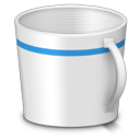 trash,empty,blank,recycle bin icon