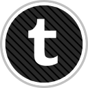 media, online, social, tumblr svg vector icon
