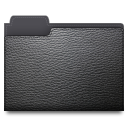 leather,balck icon