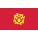 ensign, flag, kyrgyzstan, nation svg vector icon