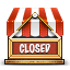 shop,closed icon