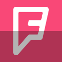 foursquare svg vector icon