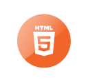 circle, html 5, language, script, website svg vector icon
