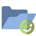 open,folder,refresh icon