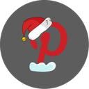 christmas, pinterest, snow, social icon