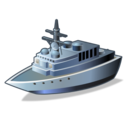 destroyer, warship icon