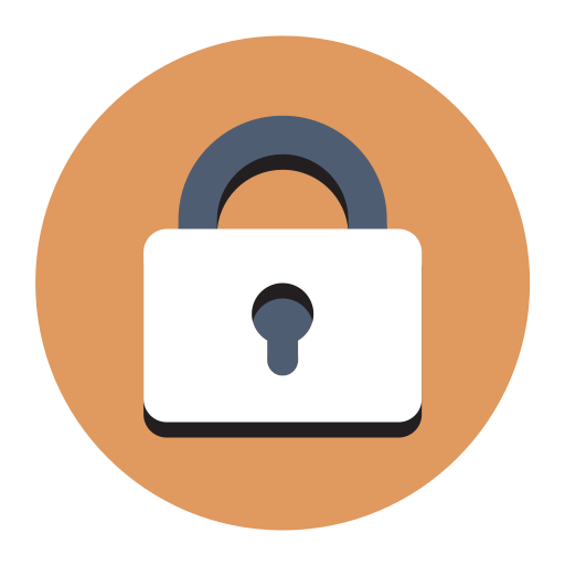 Locking svg vector icon