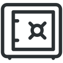bank, safe, security, vault svg vector icon